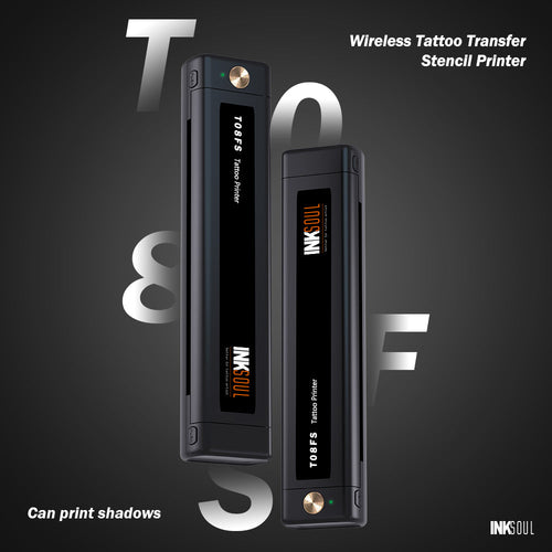 INKSOUL® T08FS Wireless Tattoo Transfer Stencil Printer-Can print shadows