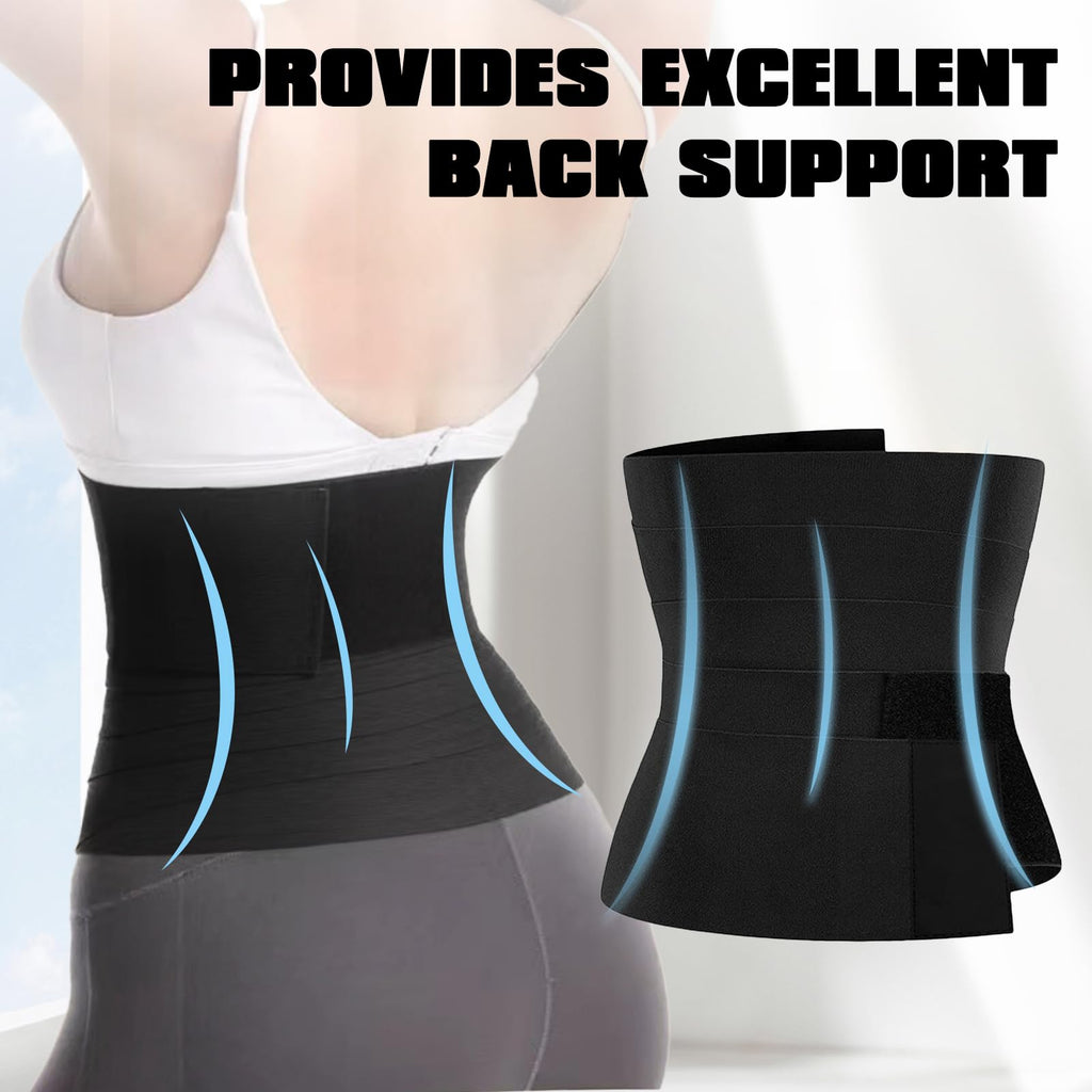 Waist Trainer, Wrap Waist Trainer for Women, Abdominal Binder 9.84 Ft Elast