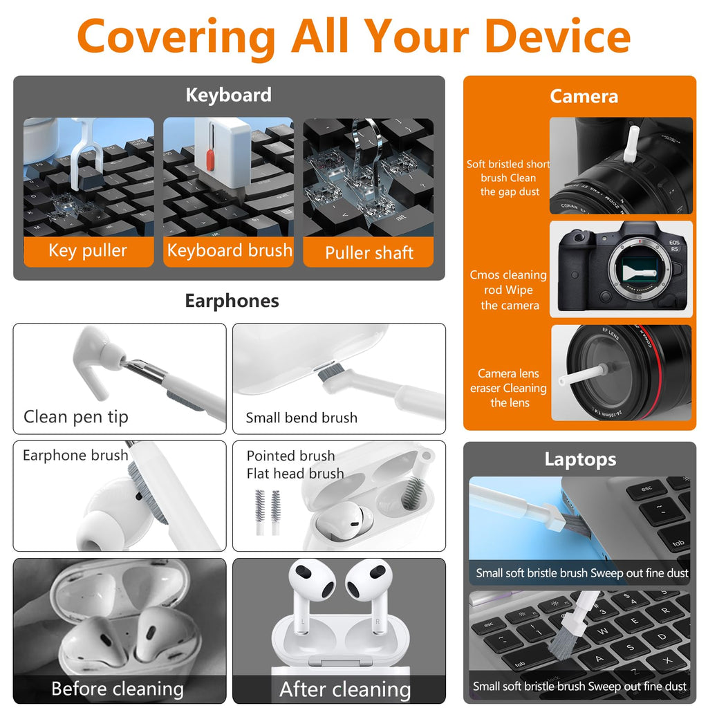 Cleaning Kit, Iphone Cleaning Kit For Charging Port Cleaner Keyboard Cleaning Ki