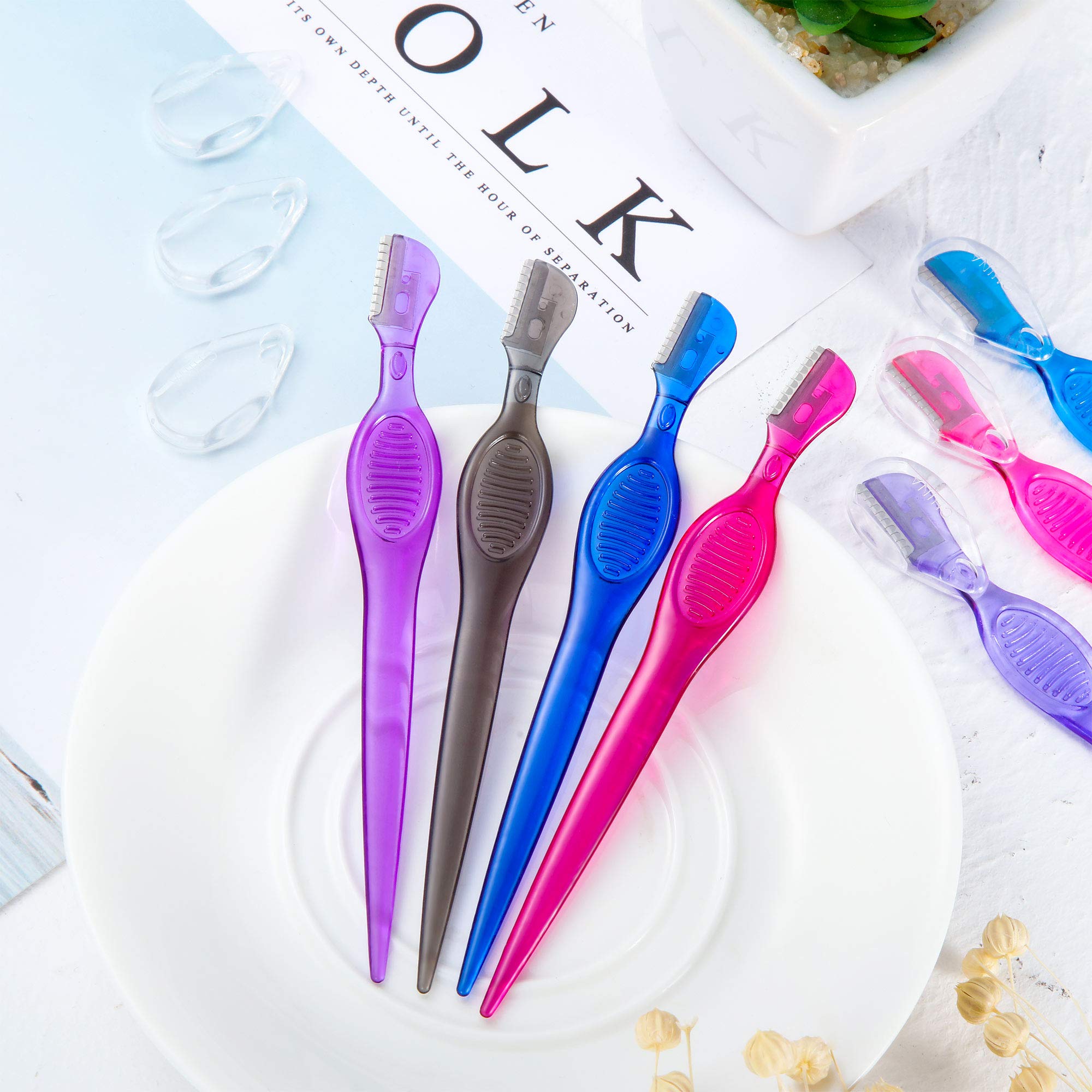 Razor Shaver 28 Pack — Multipurpose Facial Hair Removal Exfoliating Tool for Wom